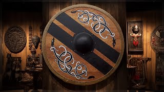 Making a VIKING SHIELD - DIY - No Talking