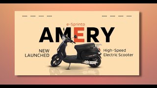 e-Sprinto Amery Electric Scooter || Price || Colors|| Specs || Auto EV World