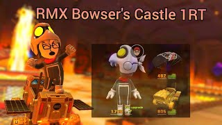 Mario Kart Tour RMX Bowser's Castle 1RT 144 actions 49,545