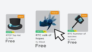 *NEW* GET FREE RTC EVENT ITEMS IN ROBLOX FAST! 😎 🔥