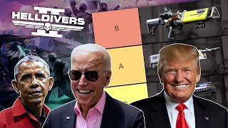 US Presidents Rank Every Weapon in Helldivers 2