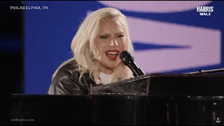 Edge of Glory - Lady Gaga in Kamala Harris Final Campaign Rally in Pennsylvania