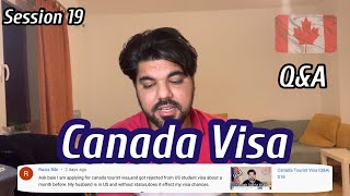 Canada Tourist Visa |Q&A| S19