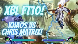 MvC2 - XBL FT10 - Khaos (Matrix) vs Chris Matrix (SSC) - 03/24/24