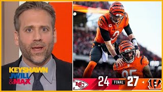 Max Kellerman reacts to Chiefs fumble away AFC lead, lose to Bengals 27-24