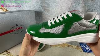 [UNBOXING] Prada America's Cup Men's Sneakers Green