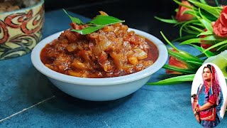 प्याज टमाटर लहसुन की चटनी / pyaz tamatar lahsun ki chutney