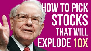 The Ultimate Guide On How To Pick Stocks That Will Explode To 10X