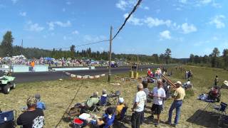 FORD MODEL A ROADSTER VS. CHEVY PICKUP BILLETPROOF ERUPTION DRAGS 2014