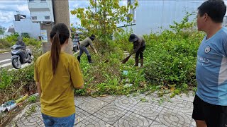 Brother Returns for Bao Loc Cleanup: Beautiful Homeowner & Generous Donation!