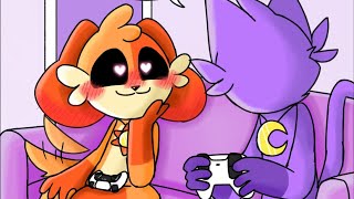 Smiling Critters  " Flirting Through Competition " Poppy Playtime Chapter 4 Comic Dub 16+