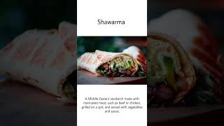 "Delicious Middle Eastern Shawarma Sandwich : How to Make Grilled Meat with Vegetables and Sauce"