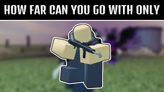 How far can you go with Only Harpoon Hunter? | Roblox Tower Battles