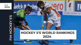 FIH Hockey 5s World Rankings 2024 | Field Hockey Latest Rankings