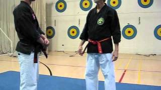 Unsu Karate Kata Bunkai taught at the University of Wyoming by Soke Hausel, Mesa, Arizona