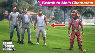 GTA 5 - How to Switch Characters | Switch back to Main Characters