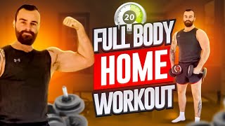 Full Body Strength Workout | No Noise, No Jumping, Apartment & Hotel Friendly