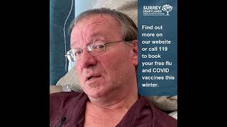 David, a patient with a long-term health condition, urges carers to get vaccinated