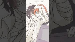 Dazai x Chuuya art 🔥 #shorts #short