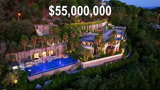 TOURING a $55,000,000 Famous Party Mansion in the South of France