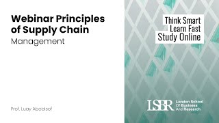 Webinar Principles of Supply Chain Management