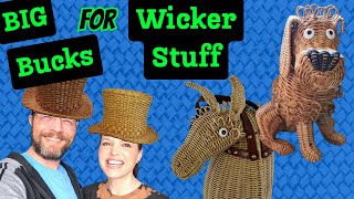 Know What To Look For In The Rattan Wicker Section At The Thrift Store! Collectors Will Pay Up