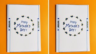 Easy Mother's Day Card Idea | DIY Handmade Greeting Card | My Colors Art & Craft