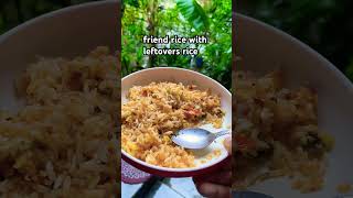 fried rice with leftover rice #food #shorts #short #whatieatinaday #viralvideo