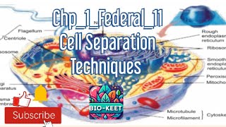 Chp_1_Federal_11| How does a Cell be separated into components?| Cell separation Techniques