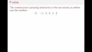 Randomization pvalues