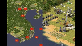 Red Alert 2 Yuri Revenge - Viet Nam Scene Map - Extra Hard AI 1 vs 7 CU19