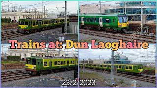 Irish Trains in: Dun Laoghaire (Mallin) - 23/2/2023