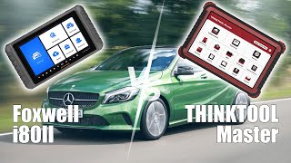 Сравнение Foxwell i80II и Thinktool Master на Mercedes A180 (W176)