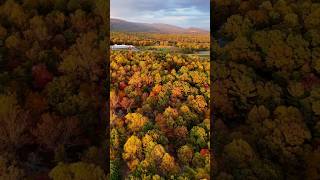 Aerial Views of the Blue Ridge Mountains of Virginia in Fall | 4K