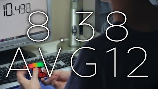 8.38 3x3 Average of 12 on TheValk3!