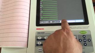 Meditech ECG machine printing mode EKG1212T