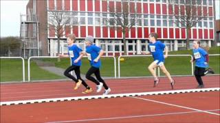 24. April 2013 Schleswig: Angeliter Laufserie 800 m und 3.000 m