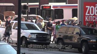 University Of Louisville Students March To Occupy Louisville 6th and Jefferson Streets