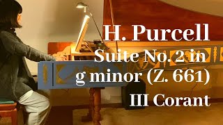 H. Purcell on enharmonic Harpsichord Suite No. 2 in g minor Z. 661 on Harpsichord, III Corant (3/4)