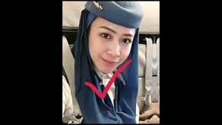 Non Muslim vs Muslim Air hostess #shortvideo #trendingshorts #viralshort