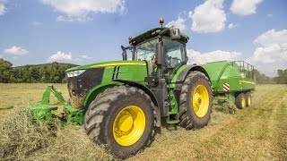 Seno 2016 - John Deere 7310R + John Deere L1534