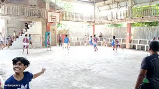 Dream Team vs Zone 2  1st quarter Friendship Basketball League  SK Macalong - Community of Faith