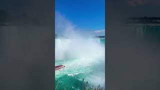 Amazing view of Niagra Falls, Canada. #travel #shorts #canada  #niagrafalls