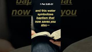 Does Baptism Save? 1 Pet 3:21