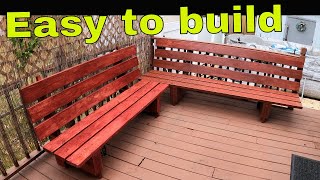 Outdoor Wood Bench