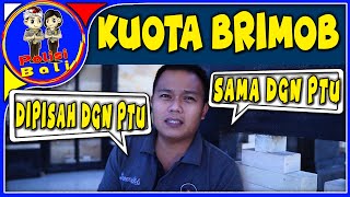 KUOTA BRIMOB, Begini Pembagian Penempatan Kuota Brimob Polri