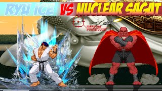 Master Ryu Ice ❄️vs Nuclear Sagat 💥 DESTROYER