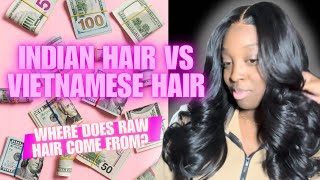 WHICH RAW HAIR IS THE BEST? INDIAN OR VIETNAMESE…