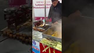 Жареная кукуруза и каштаны. Стамбул 2023 #istanbul