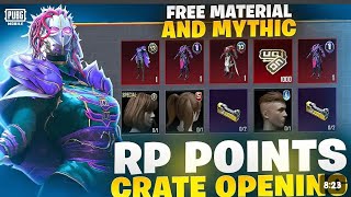 Get Free Mythic Outfits | Free Crate Opening | A8 Redeem RP Points | PUBGM